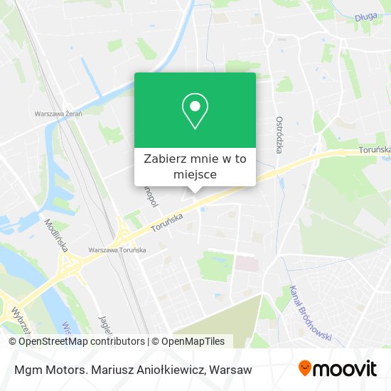 Mapa Mgm Motors. Mariusz Aniołkiewicz