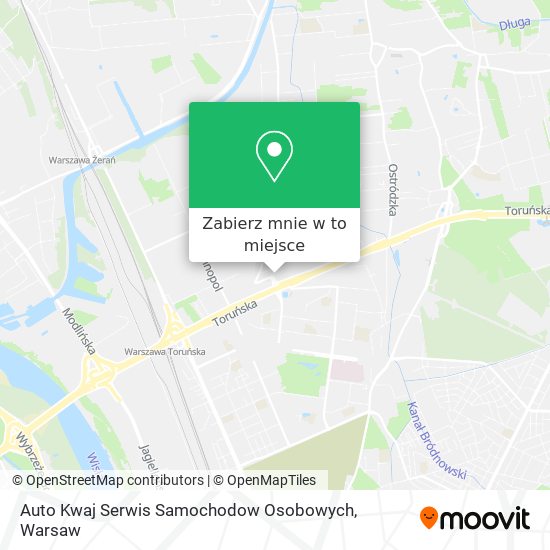 Mapa Auto Kwaj Serwis Samochodow Osobowych