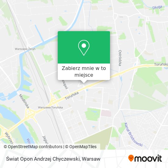 Mapa Świat Opon Andrzej Chyczewski