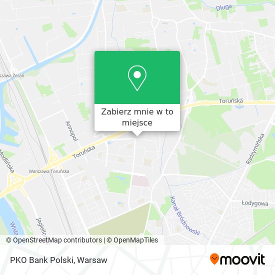 Mapa PKO Bank Polski