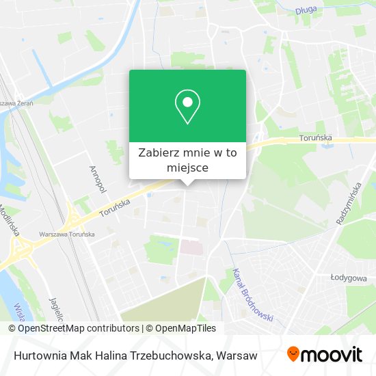 Mapa Hurtownia Mak Halina Trzebuchowska