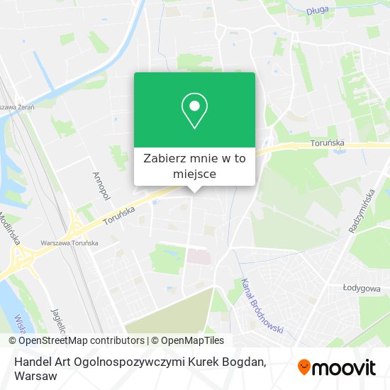 Mapa Handel Art Ogolnospozywczymi Kurek Bogdan