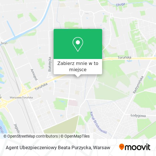 Mapa Agent Ubezpieczeniowy Beata Purzycka