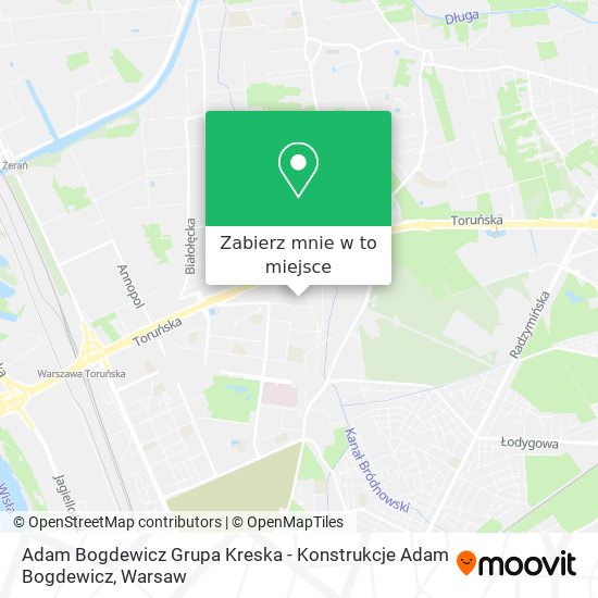 Mapa Adam Bogdewicz Grupa Kreska - Konstrukcje Adam Bogdewicz