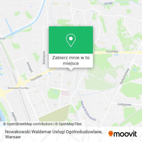 Mapa Nowakowski Waldemar Usługi Ogólnobudowlane