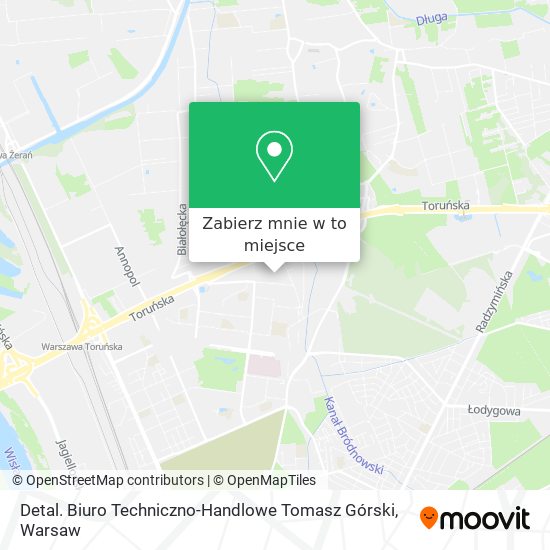 Mapa Detal. Biuro Techniczno-Handlowe Tomasz Górski