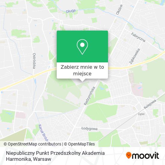 Mapa Niepubliczny Punkt Przedszkolny Akademia Harmonika