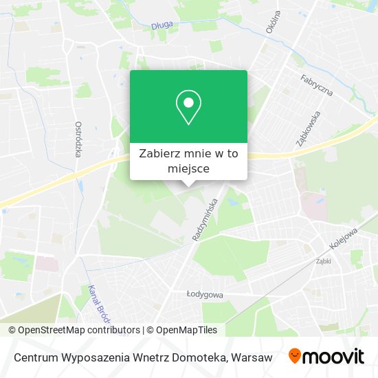 Mapa Centrum Wyposazenia Wnetrz Domoteka