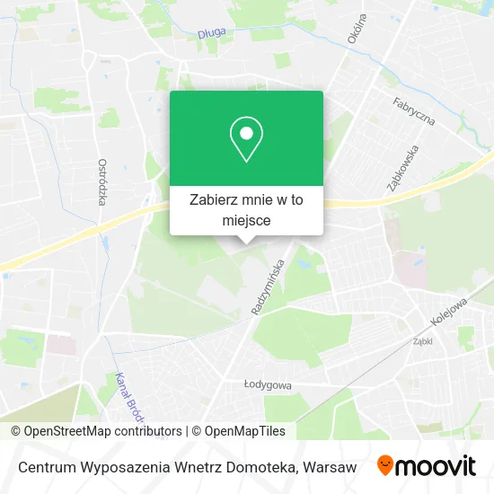 Mapa Centrum Wyposazenia Wnetrz Domoteka