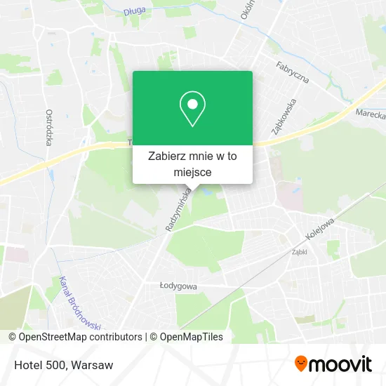 Mapa Hotel 500