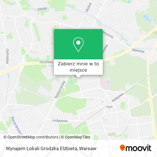 Mapa Wynajem Lokali Grodzka Elżbieta