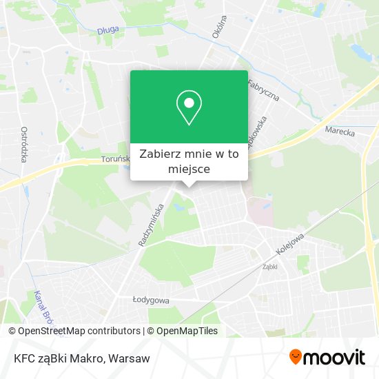 Mapa KFC ząBki Makro