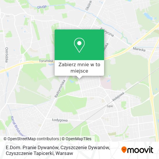 Mapa E.Dom. Pranie Dywanów, Czyszczenie Dywanów, Czyszczenie Tapicerki