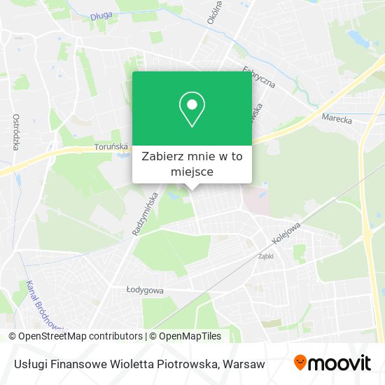 Mapa Usługi Finansowe Wioletta Piotrowska