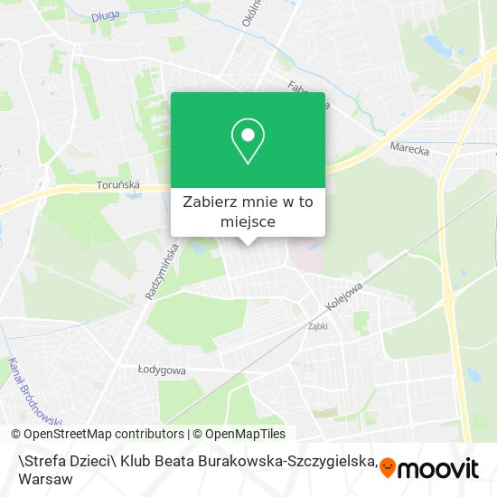 Mapa \Strefa Dzieci\ Klub Beata Burakowska-Szczygielska