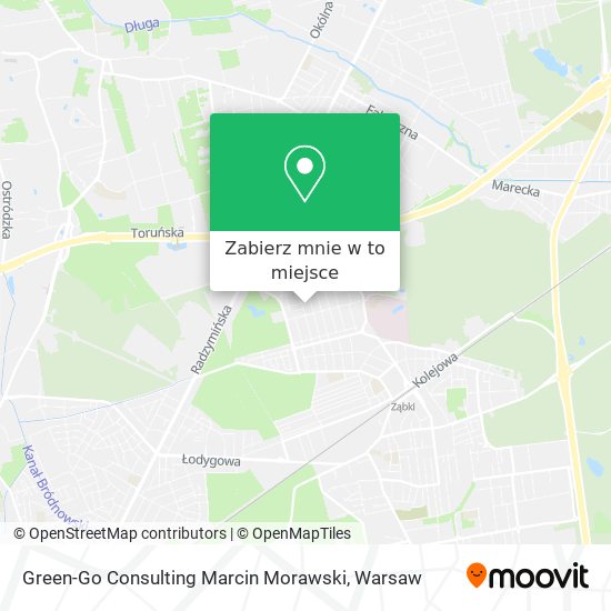 Mapa Green-Go Consulting Marcin Morawski