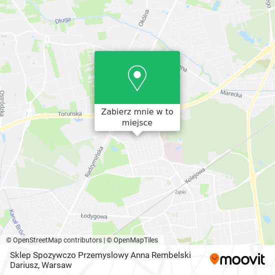 Mapa Sklep Spozywczo Przemyslowy Anna Rembelski Dariusz