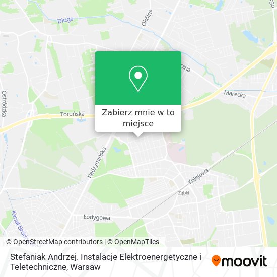 Mapa Stefaniak Andrzej. Instalacje Elektroenergetyczne i Teletechniczne