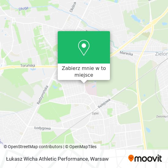 Mapa Łukasz Wicha Athletic Performance