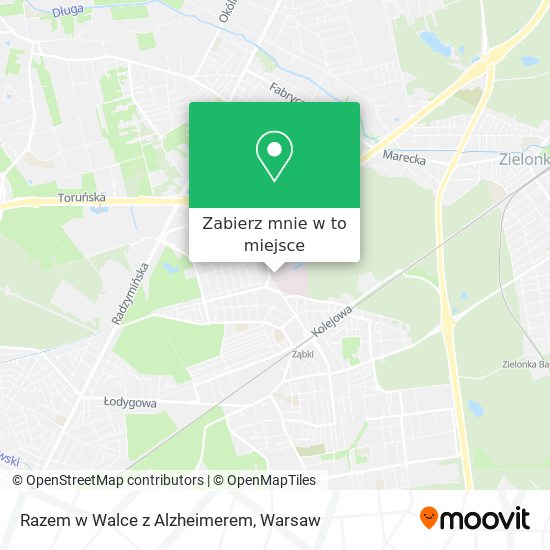 Mapa Razem w Walce z Alzheimerem