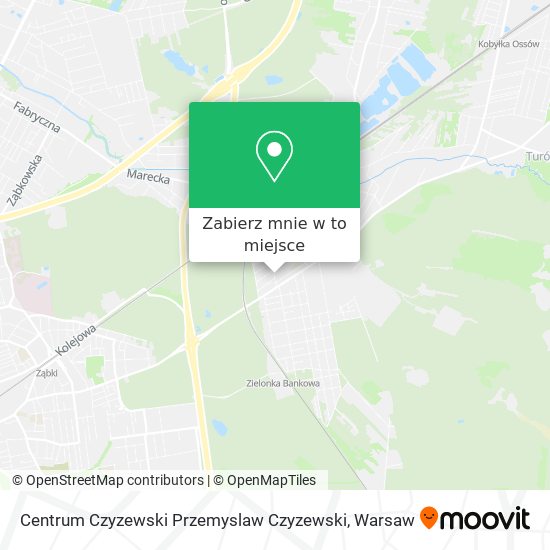 Mapa Centrum Czyzewski Przemyslaw Czyzewski