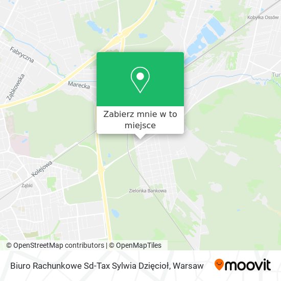 Mapa Biuro Rachunkowe Sd-Tax Sylwia Dzięcioł