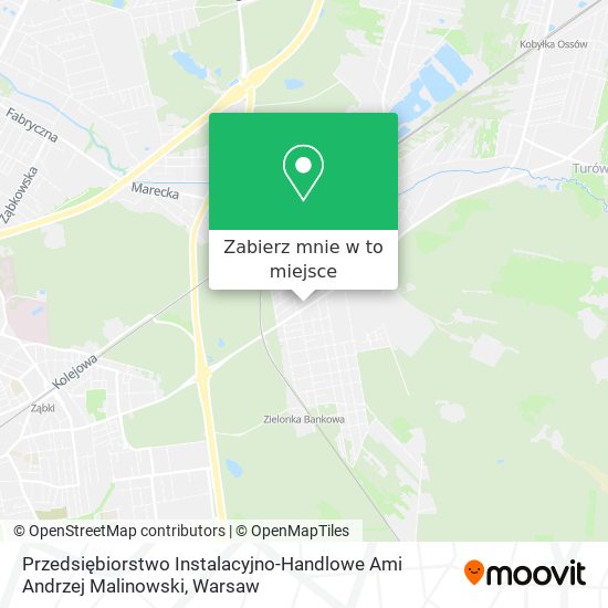 Mapa Przedsiębiorstwo Instalacyjno-Handlowe Ami Andrzej Malinowski