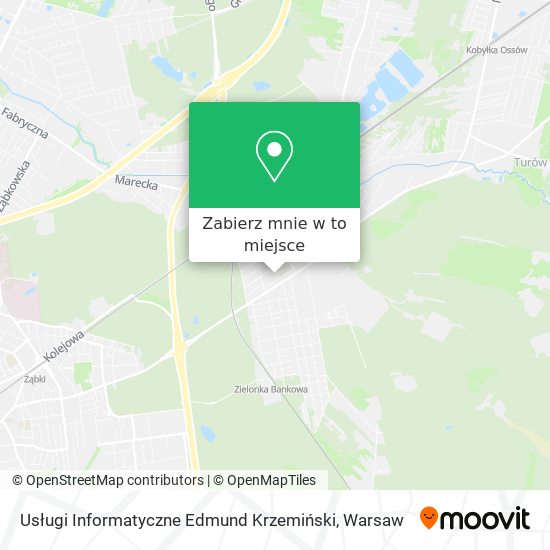 Mapa Usługi Informatyczne Edmund Krzemiński