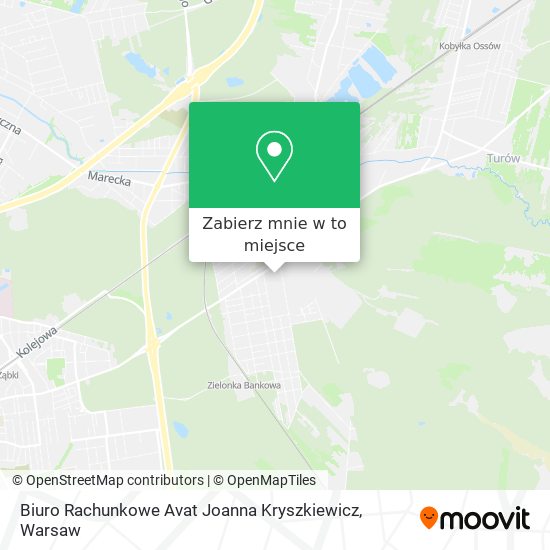 Mapa Biuro Rachunkowe Avat Joanna Kryszkiewicz