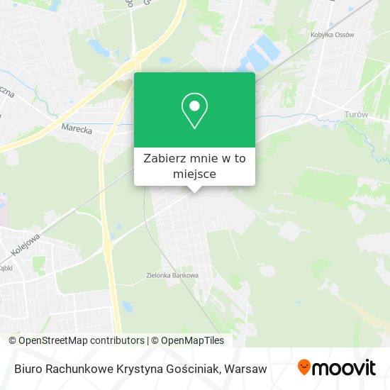 Mapa Biuro Rachunkowe Krystyna Gościniak