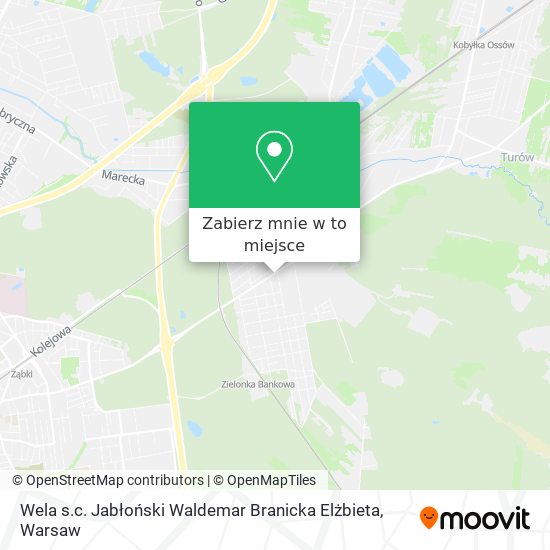 Mapa Wela s.c. Jabłoński Waldemar Branicka Elżbieta