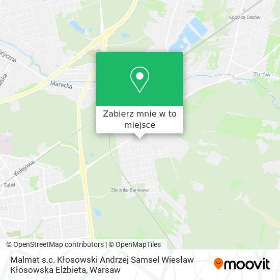 Mapa Malmat s.c. Kłosowski Andrzej Samsel Wiesław Kłosowska Elżbieta