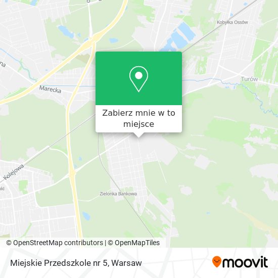 Mapa Miejskie Przedszkole nr 5