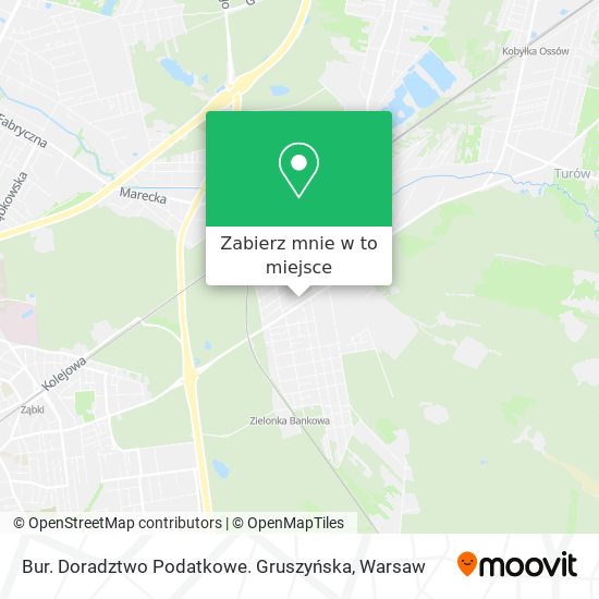 Mapa Bur. Doradztwo Podatkowe. Gruszyńska