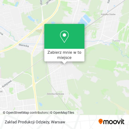 Mapa Zakład Produkcji Odzieży