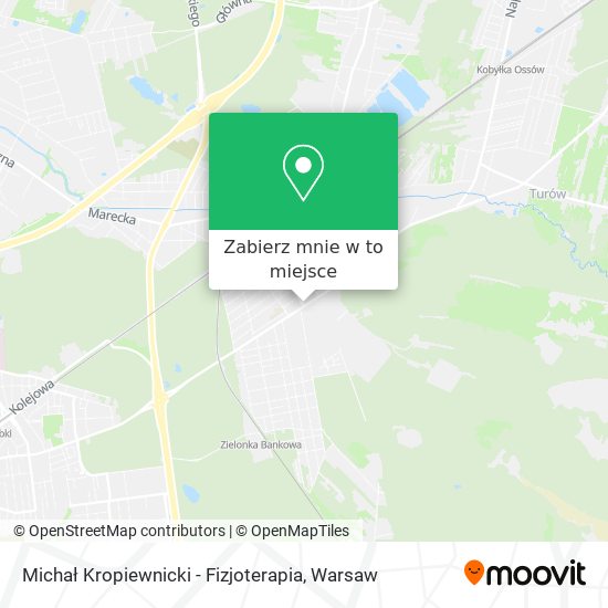 Mapa Michał Kropiewnicki - Fizjoterapia