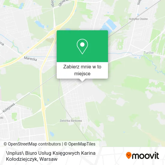 Mapa \Inplus\ Biuro Usług Księgowych Karina Kołodziejczyk
