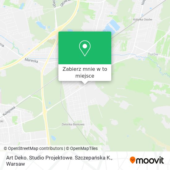 Mapa Art Deko. Studio Projektowe. Szczepańska K.