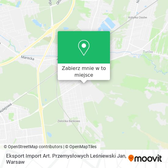 Mapa Eksport Import Art. Przemysłowych Leśniewski Jan