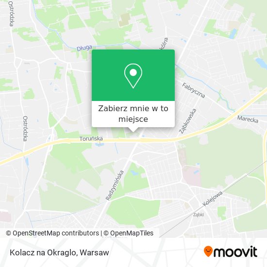 Mapa Kolacz na Okraglo