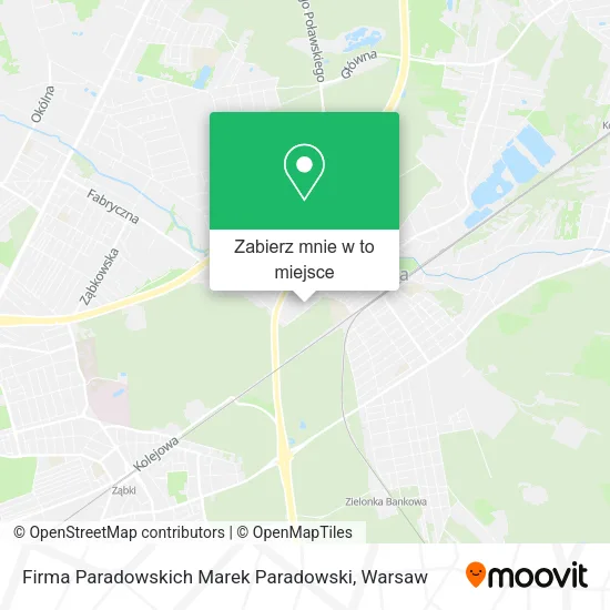 Mapa Firma Paradowskich Marek Paradowski