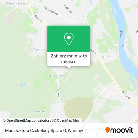 Mapa Manufaktura Czekolady Sp z o O