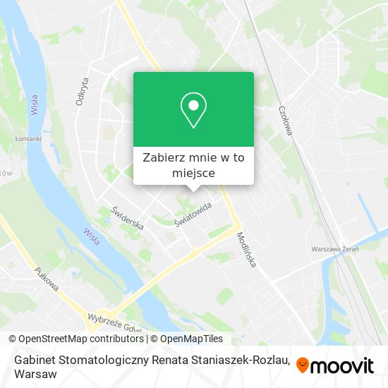 Mapa Gabinet Stomatologiczny Renata Staniaszek-Rozlau