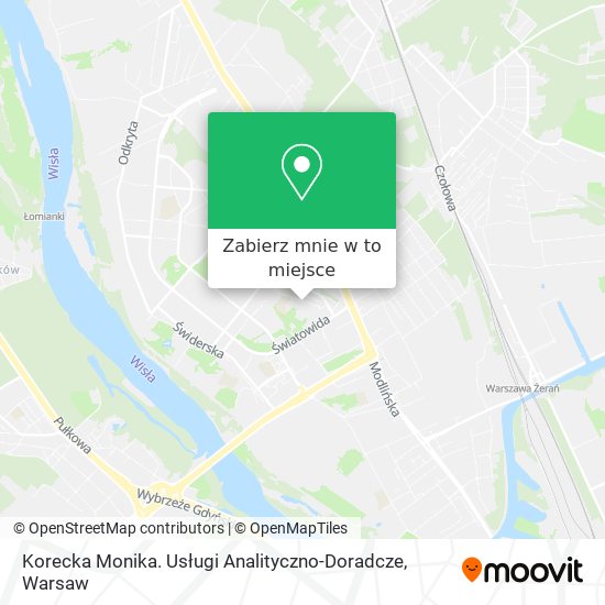 Mapa Korecka Monika. Usługi Analityczno-Doradcze