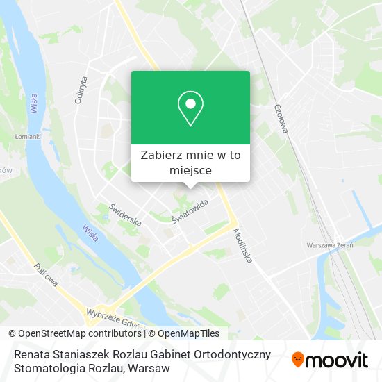 Mapa Renata Staniaszek Rozlau Gabinet Ortodontyczny Stomatologia Rozlau