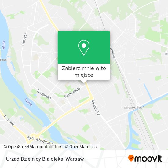 Mapa Urzad Dzielnicy Bialoleka