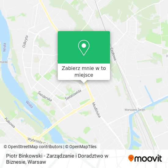 Mapa Piotr Binkowski - Zarządzanie i Doradztwo w Biznesie