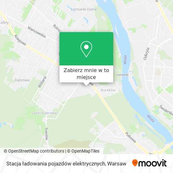 Mapa Stacja ładowania pojazdów elektrycznych