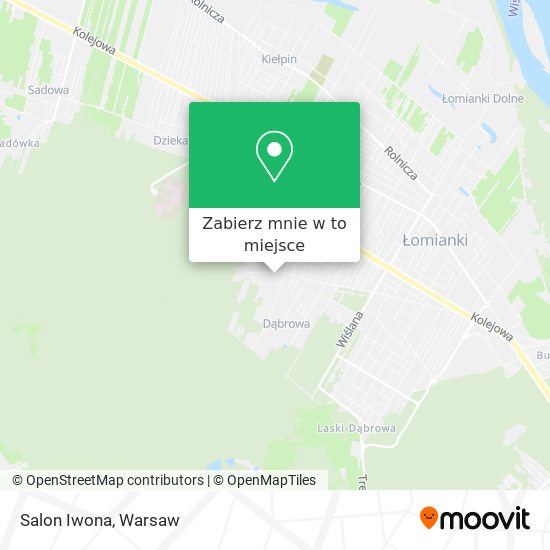 Mapa Salon Iwona