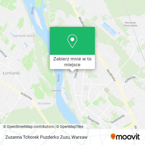 Mapa Zuzanna Tchorek Puzderko Zuzu